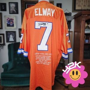 Denver Broncos Jersey John Elway Mitchell & Ness 1994 Vintage Y2K Orange Mens 56